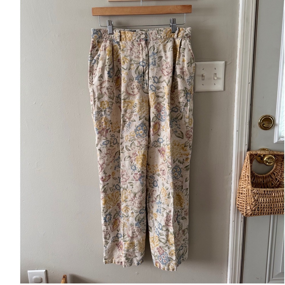 VTG. Tapestry floral pants